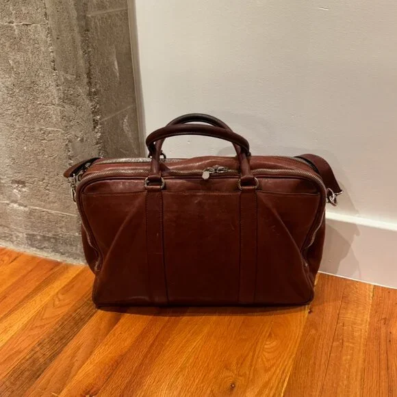 Brunello Cuinelli Leather Briefcase - Picture 4 of 8